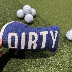 Smather's and Branson 'DIRTY' Needlepoint Putter Cover